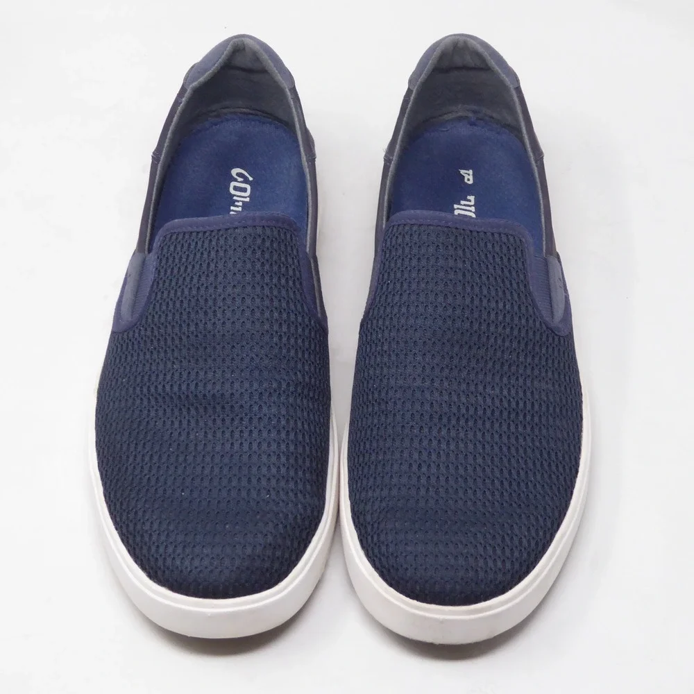 OluKai Mens Lae'ahi Slip On Shoes Navy Blue Mesh Breathable 9.5